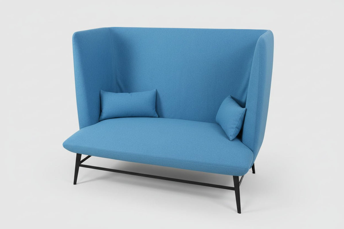 Circulaire Akoestische Stiltebank Moroso Turquoise Geluidsabsorberend | Circufair - Banken