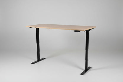 Circulair Elektrisch Zit - Sta Bureau | Bladkleur naar Keuze | Zwart Frame | Geheugenfunctie | Circufair - Bureaus