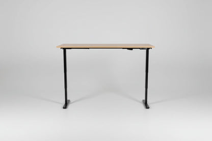 Circulair Elektrisch Zit - Sta Bureau | Bladkleur naar Keuze | Zwart Frame | Geheugenfunctie | Circufair - Bureaus