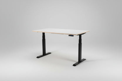 Circulair Elektrisch Zit - Sta Bureau Voortman | Zwart Frame | Tafelbladkleur naar Keuze | Circufair - Kantoormeubelen