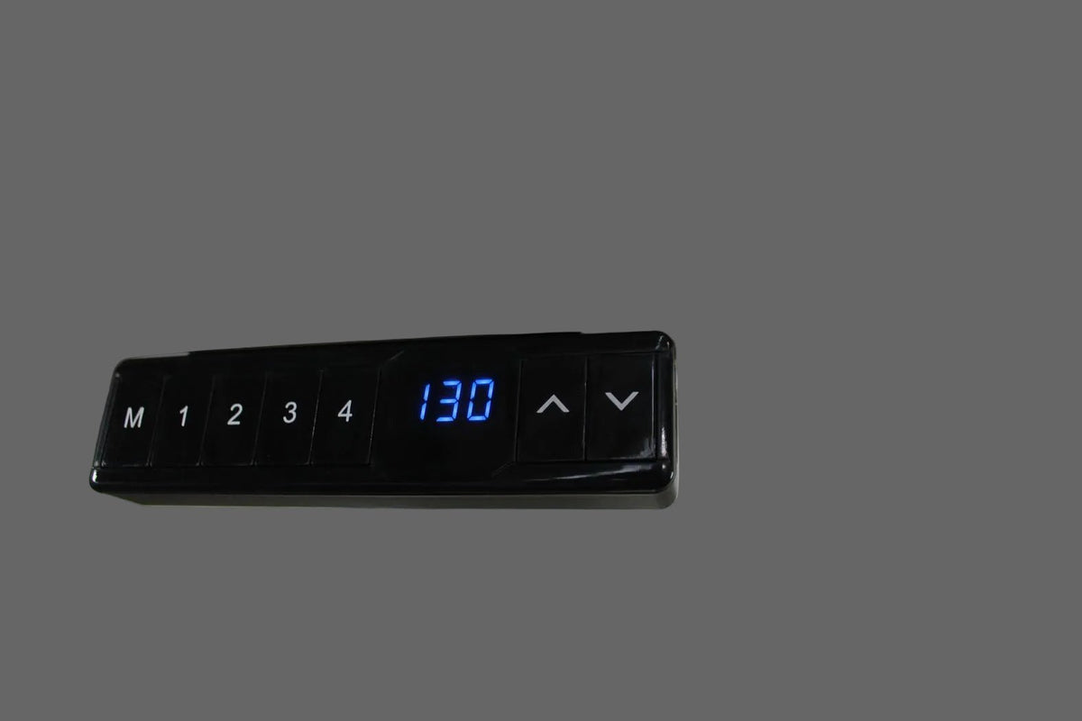 Circulair Elektrisch Zit - Sta Bureau Wit Frame Bladkleur naar Keuze USB 180x80 cm | Circufair - Bureaus