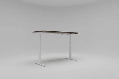 Circulair Elektrisch Zit - Sta Bureau Wit Frame Bladkleur naar Keuze USB 180x80 cm | Circufair - Bureaus