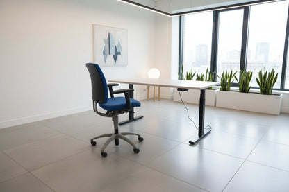 Circulair Elektrisch Zit - Sta Bureau | Zwart Frame | Bladkleur naar Keuze | USB | 160x80 cm | Circufair - Bureaus