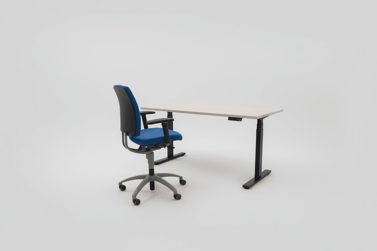Circulair Elektrisch Zit - Sta Bureau | Zwart Frame | Bladkleur naar Keuze | USB | 160x80 cm | Circufair - Bureaus