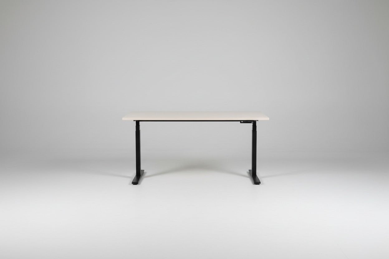 Circulair Elektrisch Zit - Sta Bureau | Zwart Frame | Bladkleur naar Keuze | USB | 160x80 cm | Circufair - Bureaus