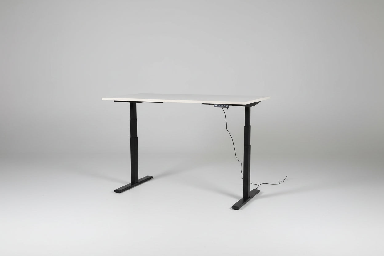 Circulair Elektrisch Zit - Sta Bureau | Zwart Frame | Bladkleur naar Keuze | USB | 160x80 cm | Circufair - Bureaus