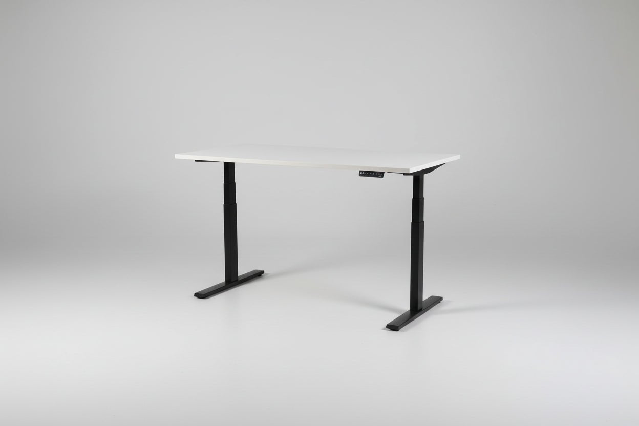 Circulair Elektrisch Zit - Sta Bureau | Zwart Frame | Bladkleur naar Keuze | USB | 160x80 cm | Circufair - Bureaus