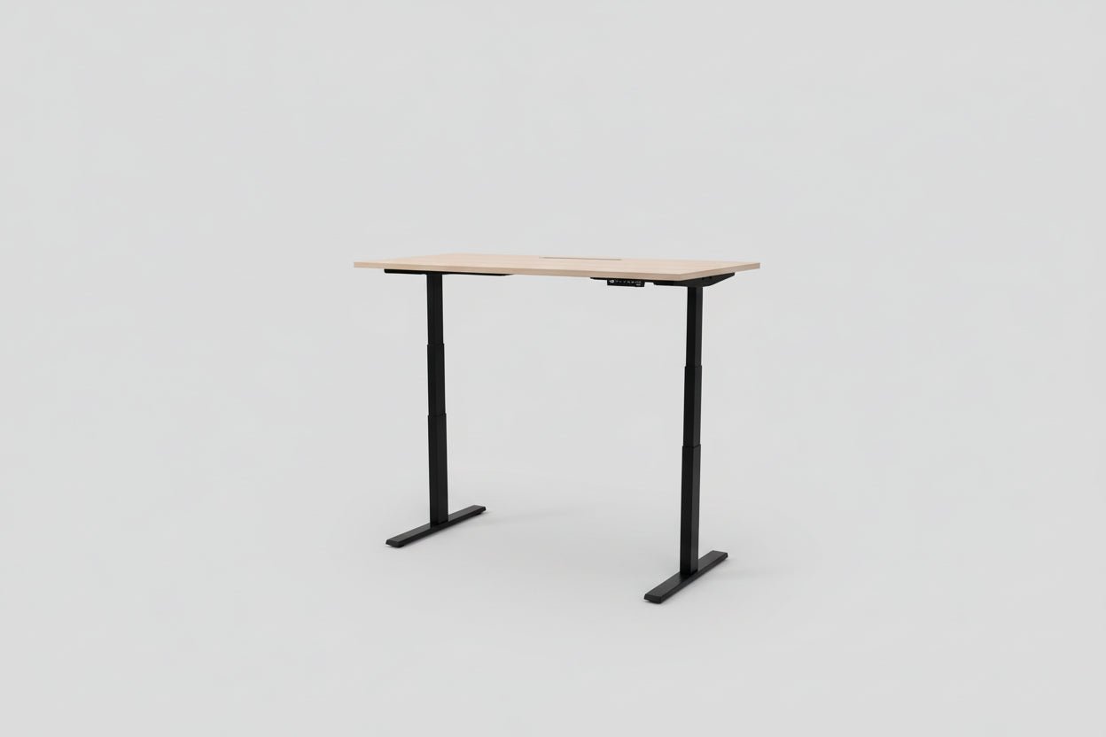 Circulair Elektrisch Zit - Sta Bureau | Zwart Frame | Bladkleur naar Keuze | USB | 160x80 cm | Circufair - Bureaus