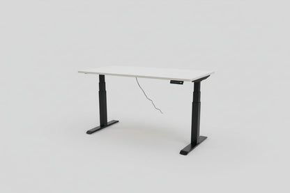Circulair Elektrisch Zit - Sta Bureau | Zwart Frame | Touchscreen | Bladkleur naar Keuze |160x80 cm | Circufair - Bureaus
