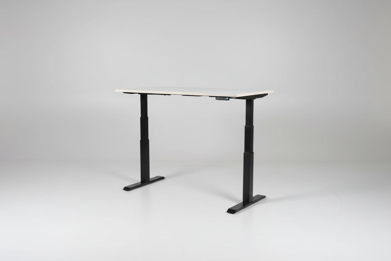 Circulair Elektrisch Zit - Sta Bureau | Zwart Frame | Touchscreen | Bladkleur naar Keuze |160x80 cm | Circufair - Bureaus