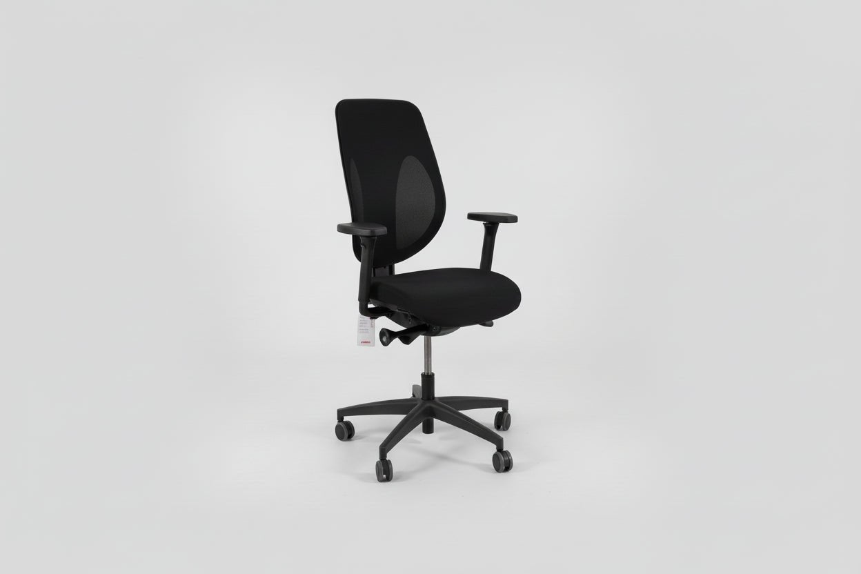 Circulaire Bureaustoel Giroflex 353 | 4D NPR Armleuningen | NPR 1813 | Mesh Rugleuning | Circufair - Bureaustoelen
