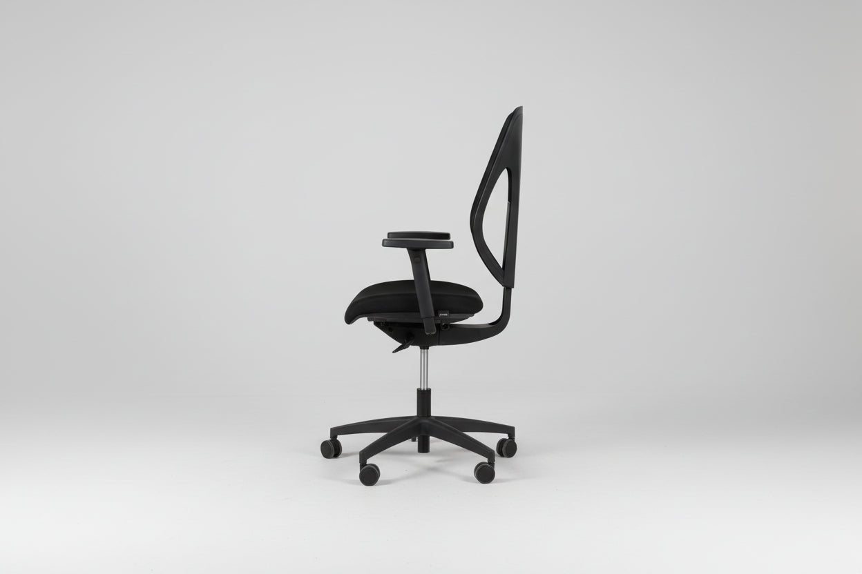 Circulaire Bureaustoel Giroflex 353 | 4D NPR Armleuningen | NPR 1813 | Mesh Rugleuning | Circufair - Bureaustoelen
