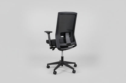 Circulaire Bureaustoel Lensvelt Zwart Mesh Rugleuning 3D Armleuningen NEN 1335 | Circufair - Bureaustoelen