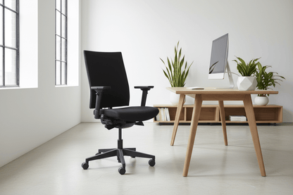 Circulaire Ergonomische Bureaustoel NPR 1813 Zwart 4D Armleuningen Z.G.A.N. | Circufair - Bureaustoelen