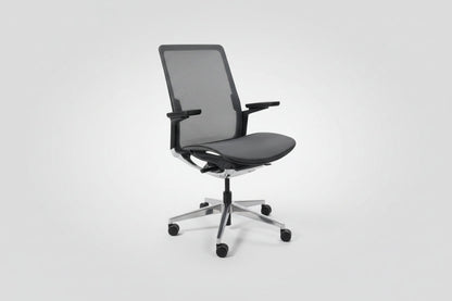 Circulaire Ergonomische Bureaustoel Volledig Mesh 4D Armleggers EN 1335 | Circufair - Bureaustoelen