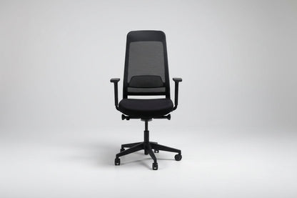 Circulaire Ergonomische Bureaustoel Zwart | Mesh Rug | 4D Armleuningen | Lendesteun | NEN 1335 | Circufair - Bureaustoelen