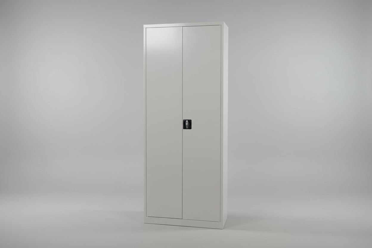 Circulaire Klapdeurkast Wit 4 Legborden 180x80x38 cm | Circufair - Kasten