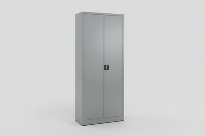 Circulaire Klapdeurkast Zilvergrijs 4 Legborden 180x80x38 cm | Circufair - Kasten