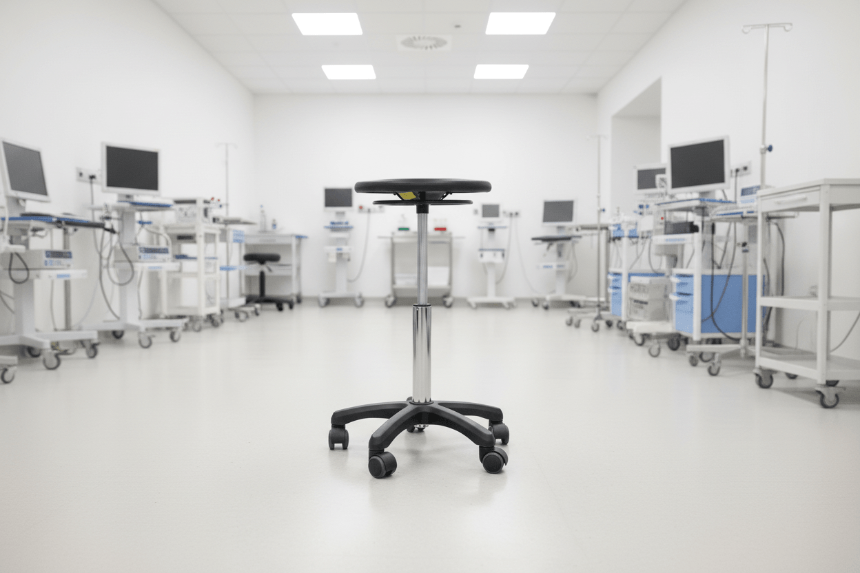 Circulaire Medisit Actavis Werkkruk – Verrijdbaar & Verstelbaar | Circufair - Kantoormeubelen