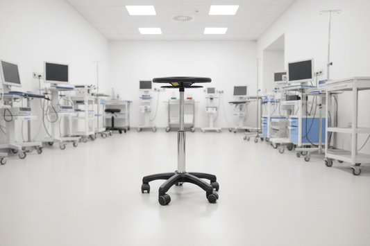 Circulaire Medisit Actavis Werkkruk – Verrijdbaar & Verstelbaar | Circufair - Kantoormeubelen