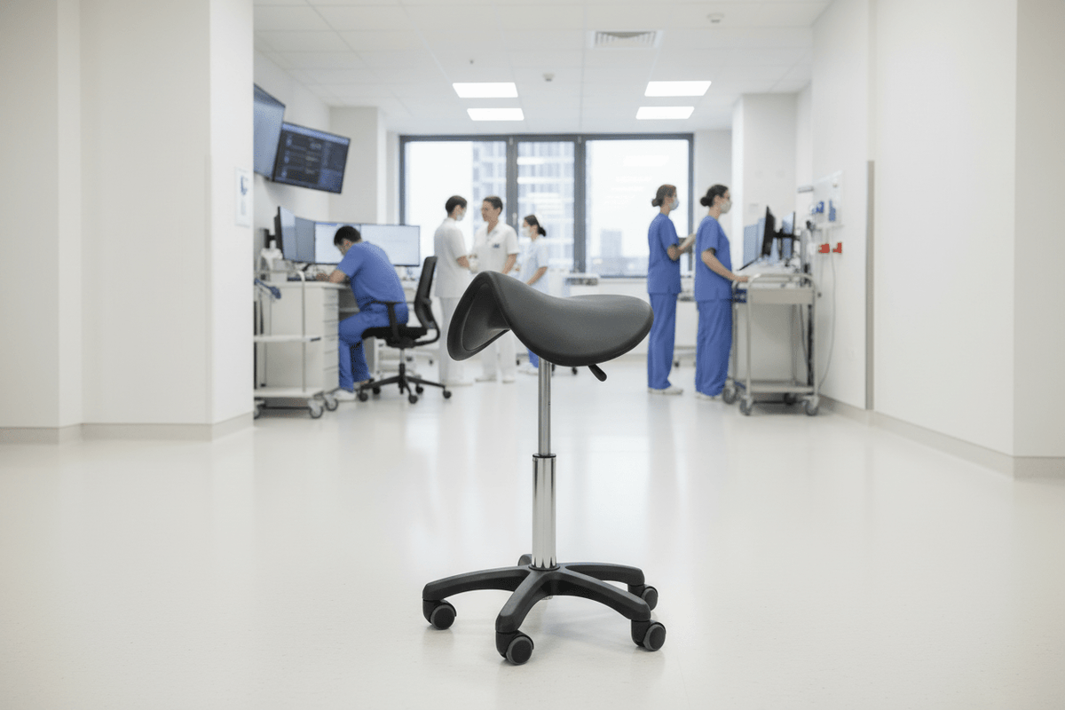 Circulaire Medisit Actavis Zadelkruk – Ergonomisch Verstelbaar | Circufair - Kantoormeubelen