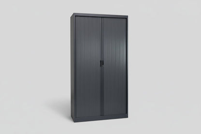 Circulaire Roldeurkast Antraciet 4 Legborden 195x120x45 cm | Circufair - Kasten