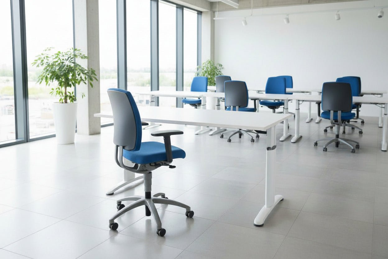 Wit Lensvelt Bureau Handmatig Verstelbaar 160x80 cm | Duurzaam - Kantoormeubelen