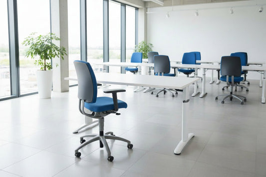 Wit Lensvelt Bureau Handmatig Verstelbaar 160x80 cm | Duurzaam - Kantoormeubelen